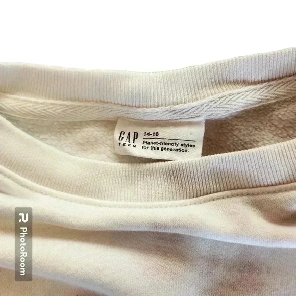 Gap Sweatshirt Tie Dye Crop Size Teen 14/16 - Picture 4 of 7